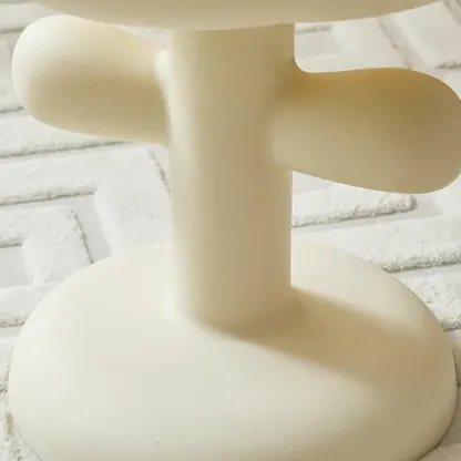 Minimalist Plastic Free Form End Table for Living Room Image - 12