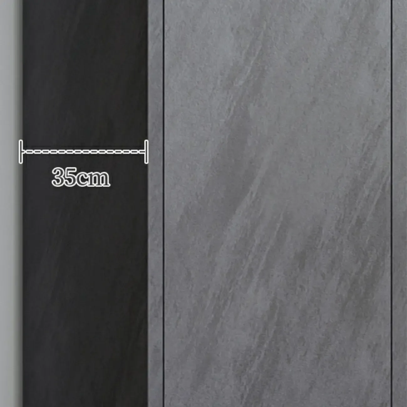 Elegant Grey Wood Hallway Shoe Cabinet with Metal Legs Image - 8