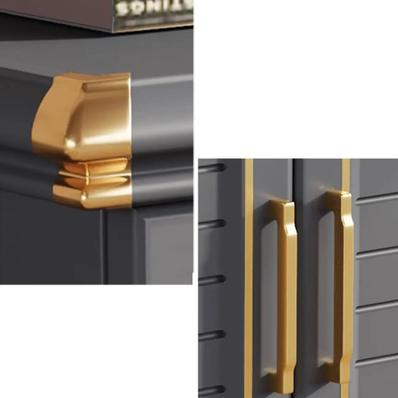 Rustic Grey Metal Shoe Storage Bench for Entryway Image - 8 | homeyfad