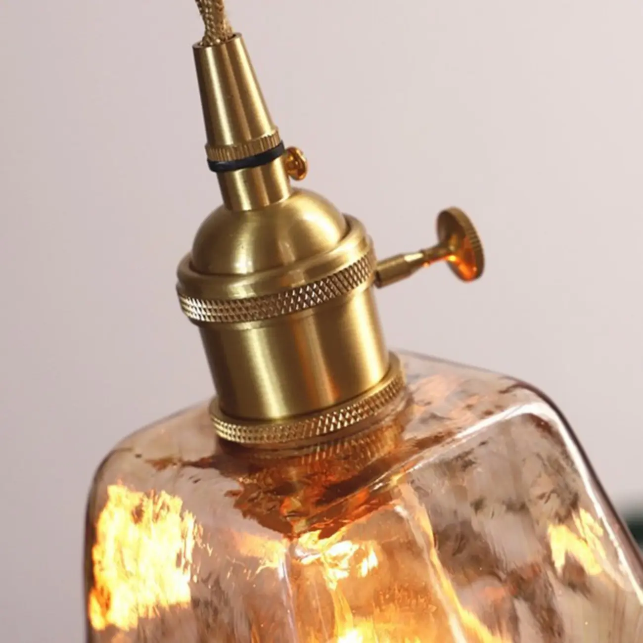 Modern Gold Glass Pendant Light for Kitchen or Dining Image - 13 | homeyfad