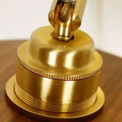 Modern Minimalist Wood Alloy Wall Sconce for Living Room