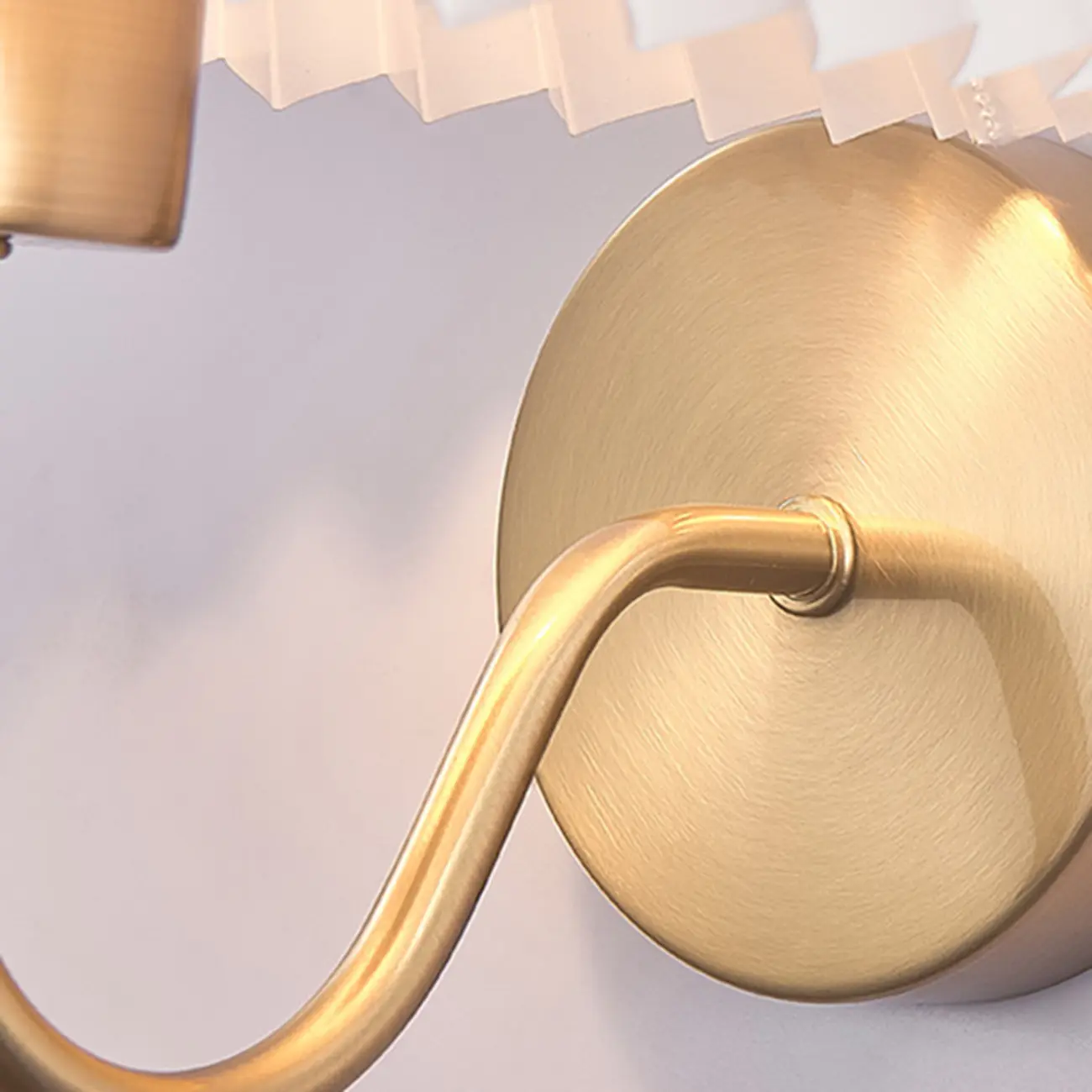 Modern Metal Wall Light with Fabric Shade for Bedroom Image - 18 | homeyfad