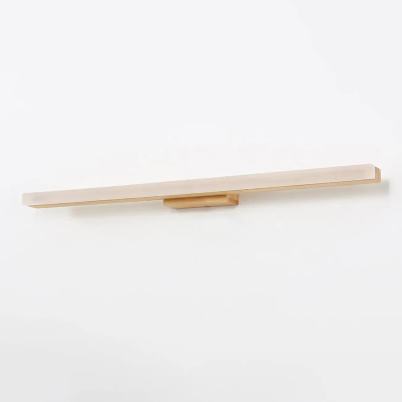 Elegant Wooden Vanity Light with Acrylic Shade for Bathroom Image - 10 | homeyfad