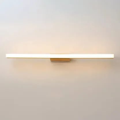 Elegant Wooden Vanity Light with Acrylic Shade for Bathroom Image - 11