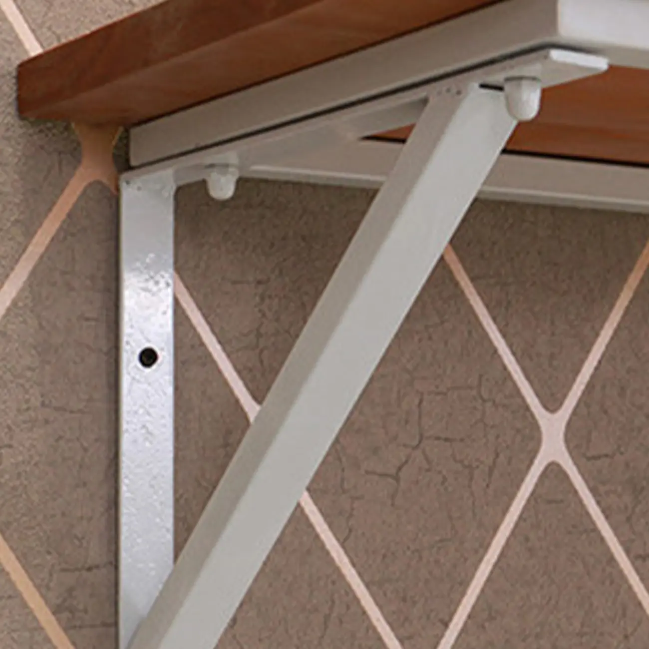 Rectangular Solid Wood Wall Mounted Bar Table Image - 9 | homeyfad