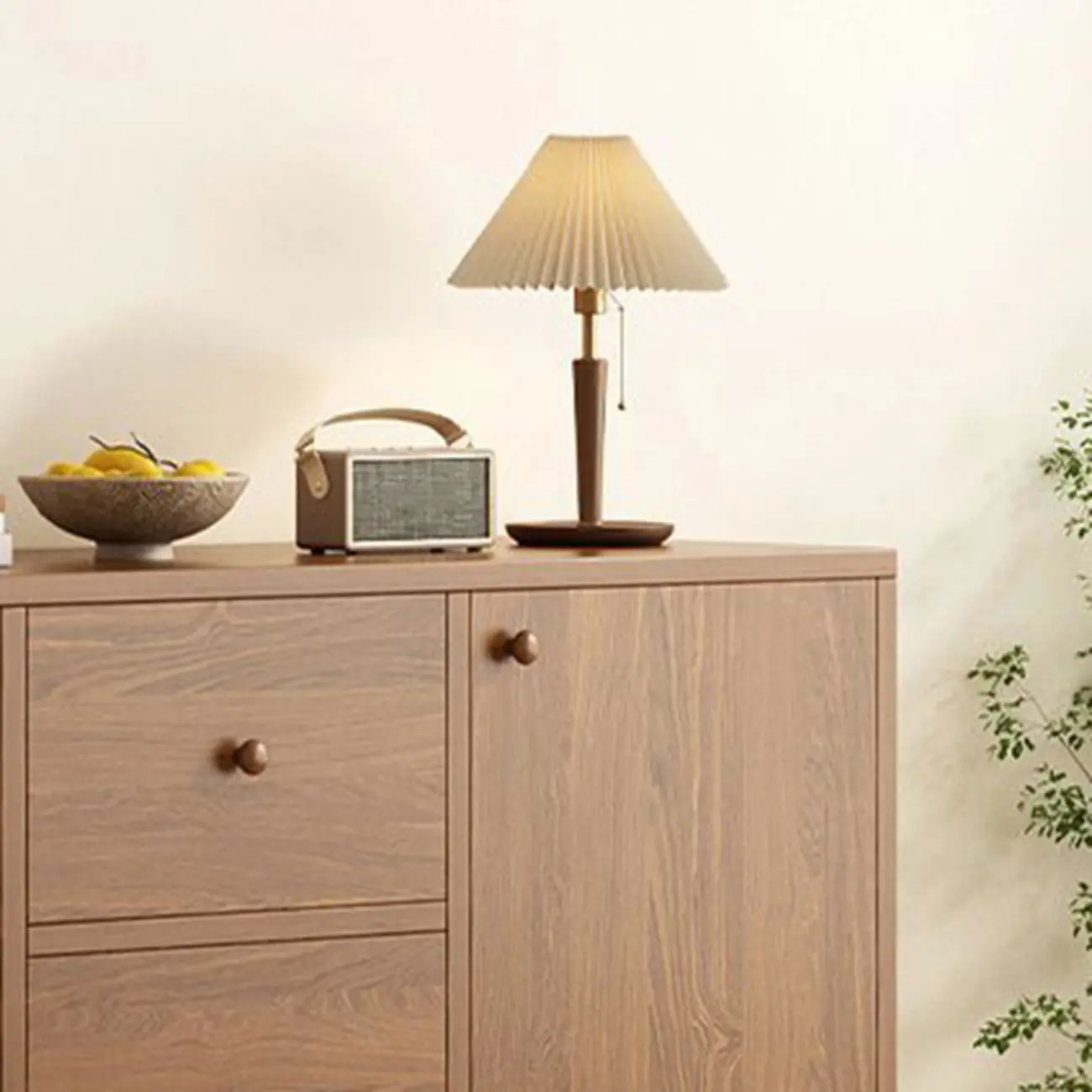 Modish Smooth Brown Wood Storage Cabinet for Kitchen Image - 6 | homeyfad