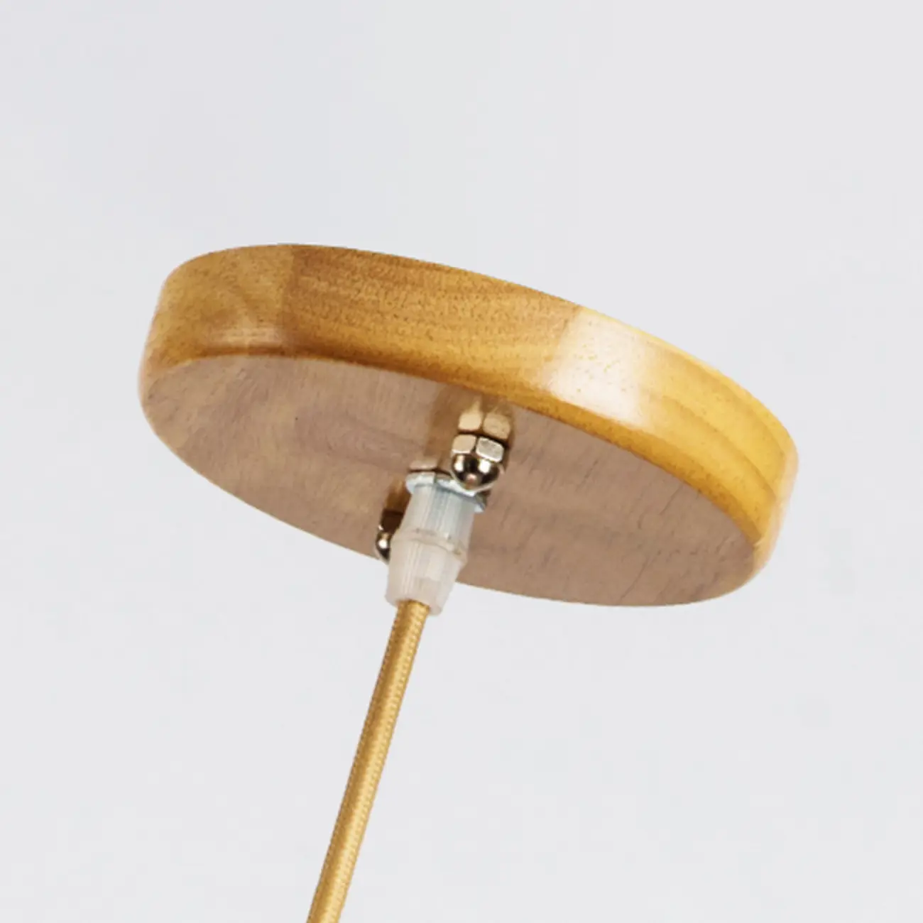 Modern Pinecone Shape Wood Pendant Light Adjustable for Dining Image - 9 | homeyfad