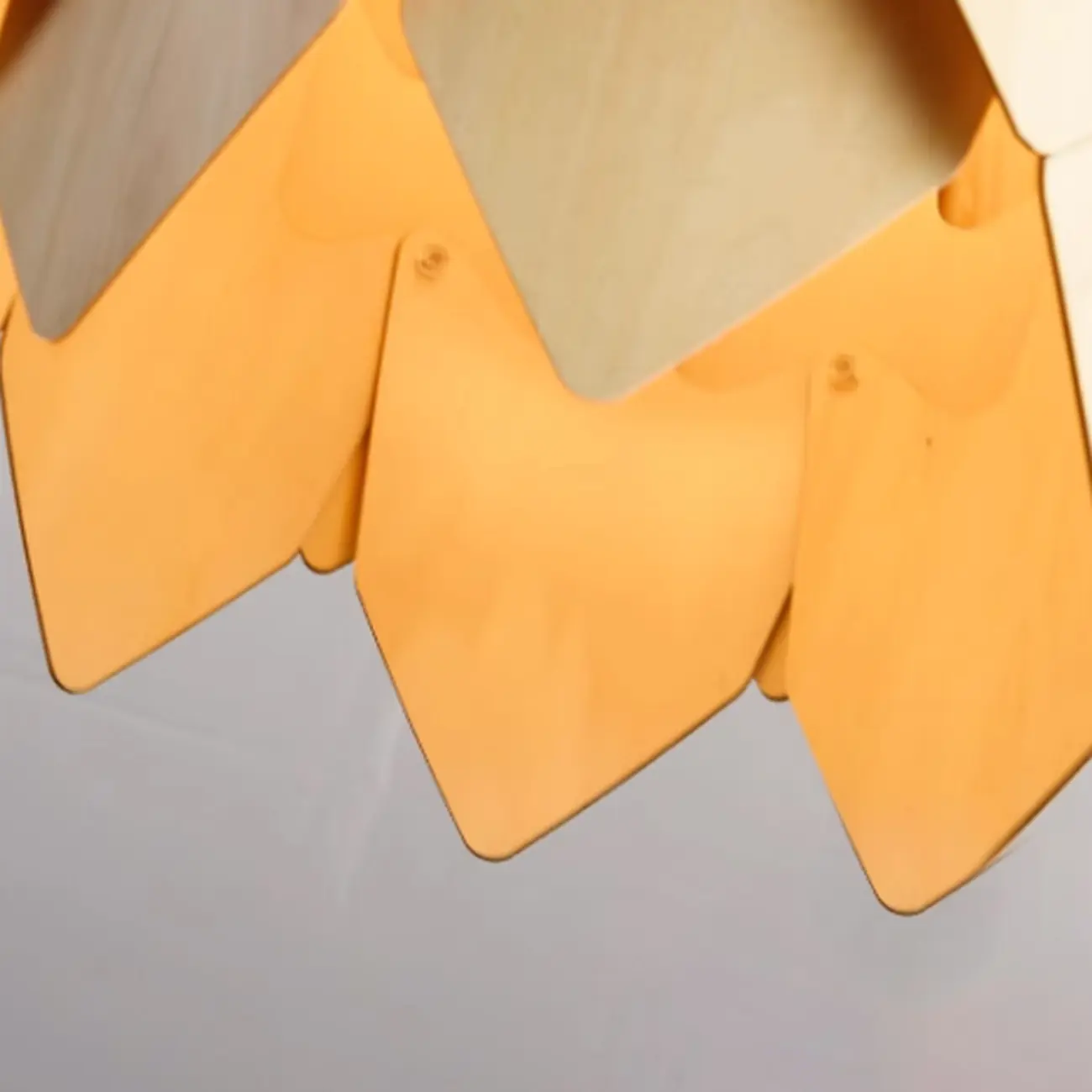 Modern Pinecone Shape Wood Pendant Light Adjustable for Dining Image - 11 | homeyfad