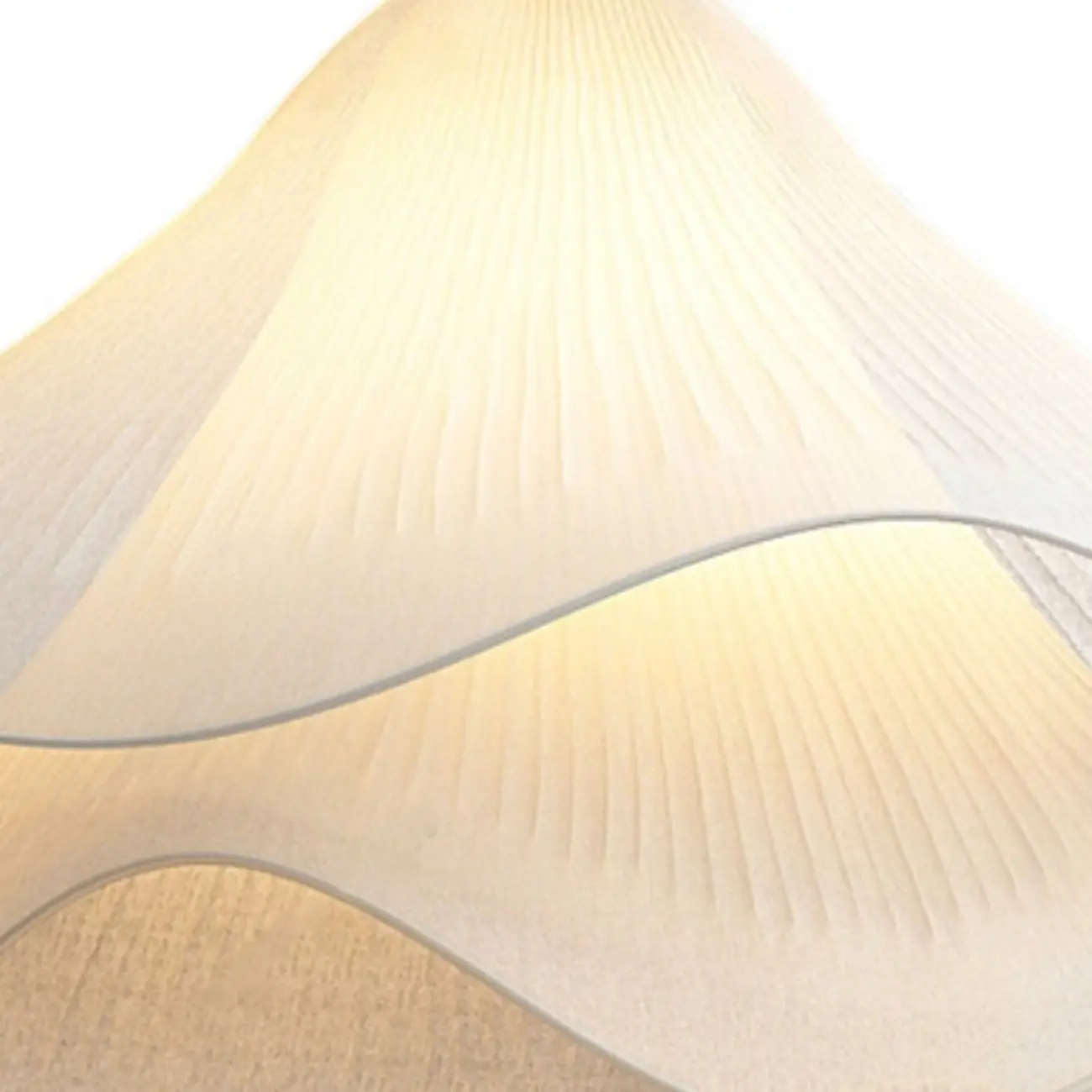 Tiered White Petal Fabric Pendant Lights for Kitchen Island Image - 7 | homeyfad