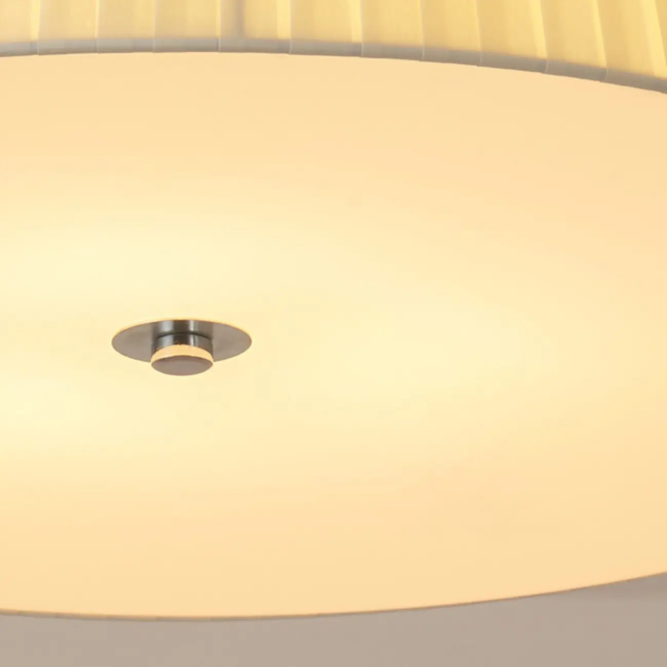 Geometric Fabric Semi Flush LED Ceiling Light for Bedroom Image - 8 | homeyfad