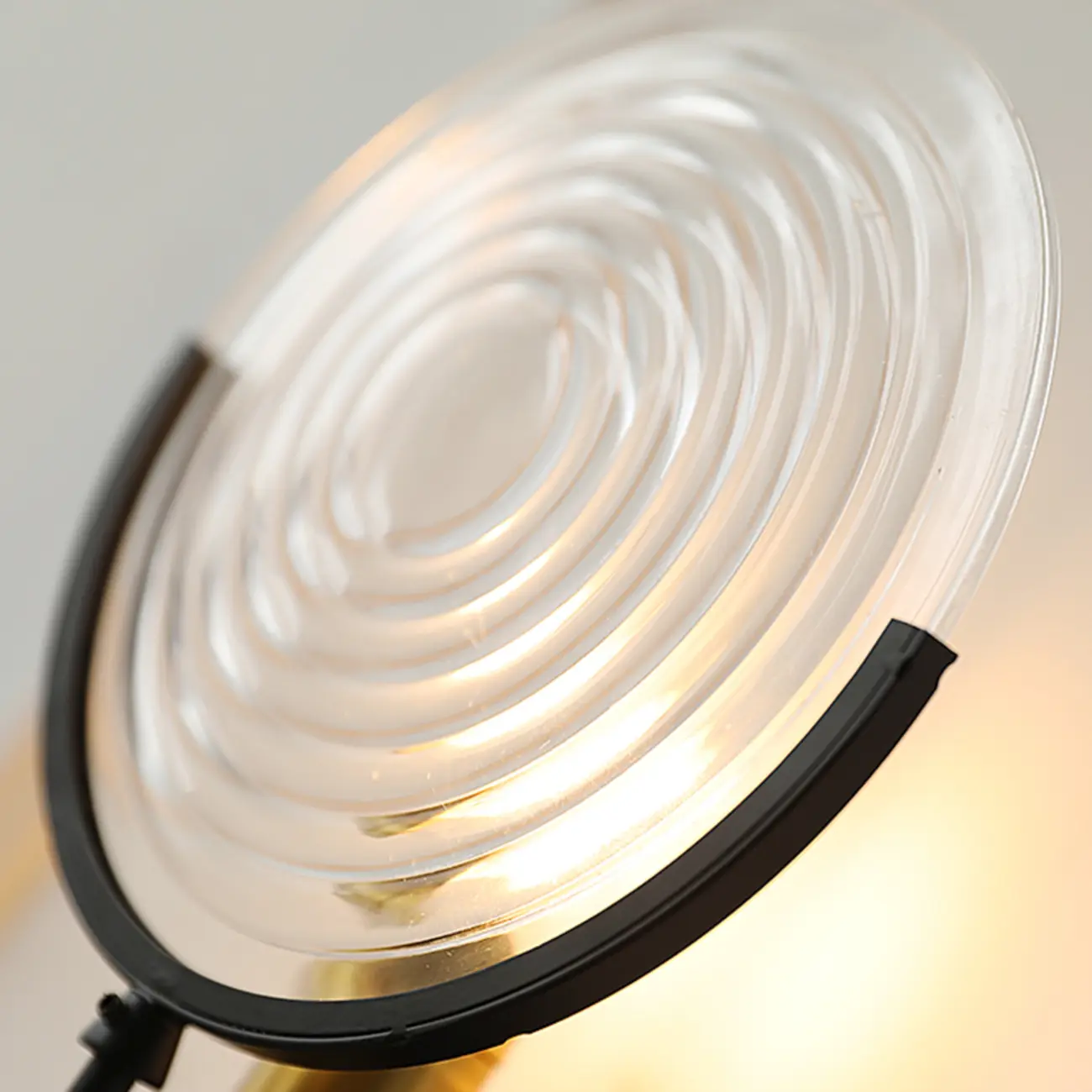 Modern Minimalist Black Wall Light with Clear Glass Shade Image - 7 | homeyfad