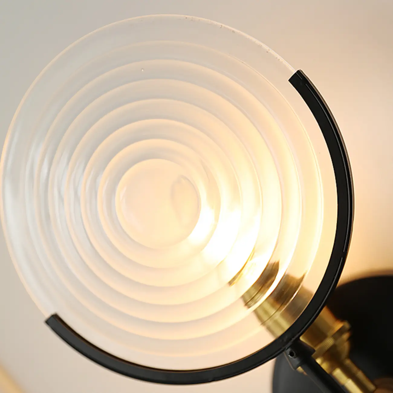 Modern Minimalist Black Wall Light with Clear Glass Shade Image - 8 | homeyfad