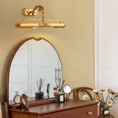 Modern Gold Tube Vanity Light Glam Vintage for Bathroom