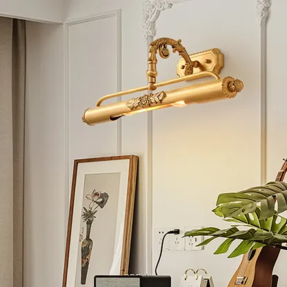 Modern Gold Tube Vanity Light Glam Vintage for Bathroom