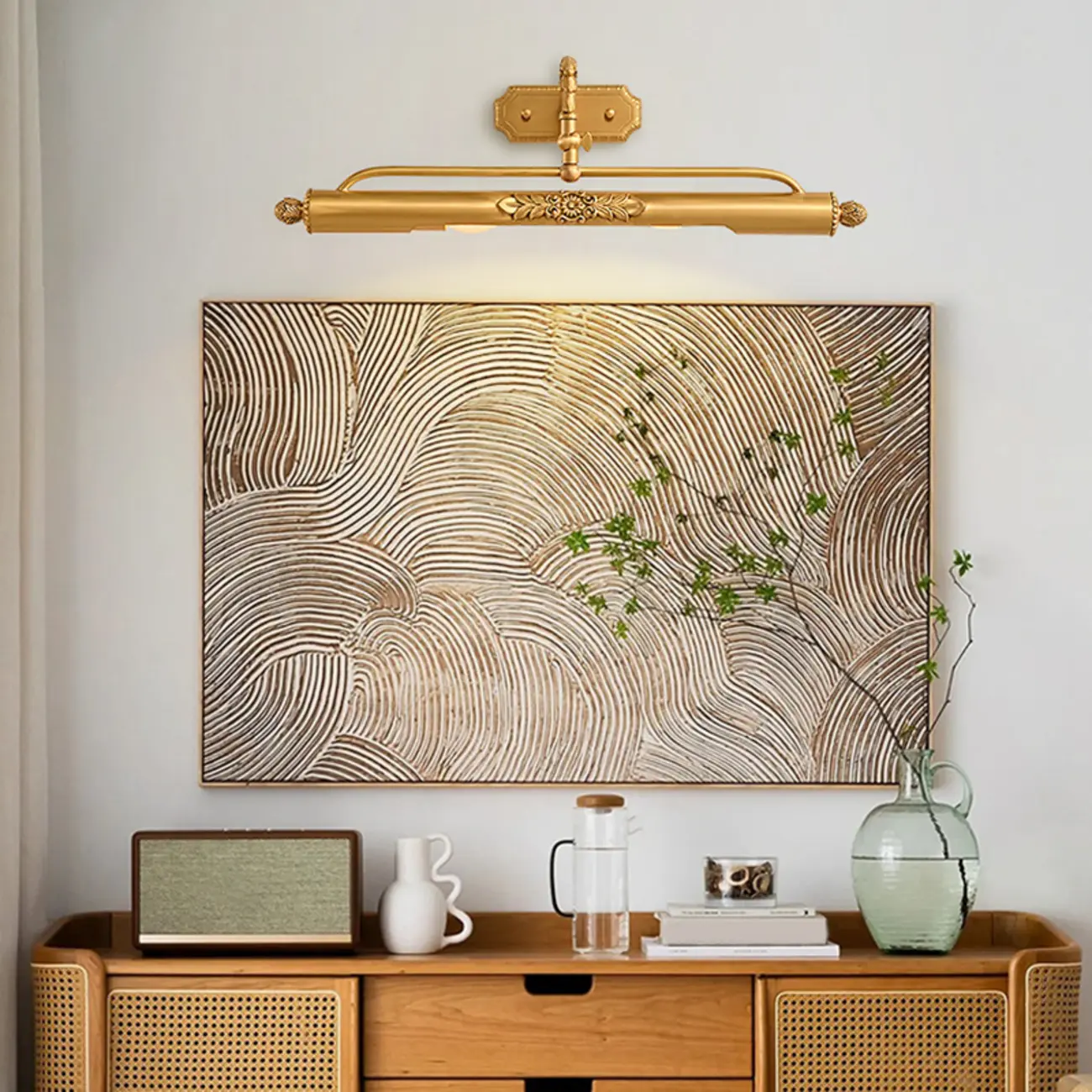 Modern Gold Tube Vanity Light Glam Vintage for Bathroom | homeyfad