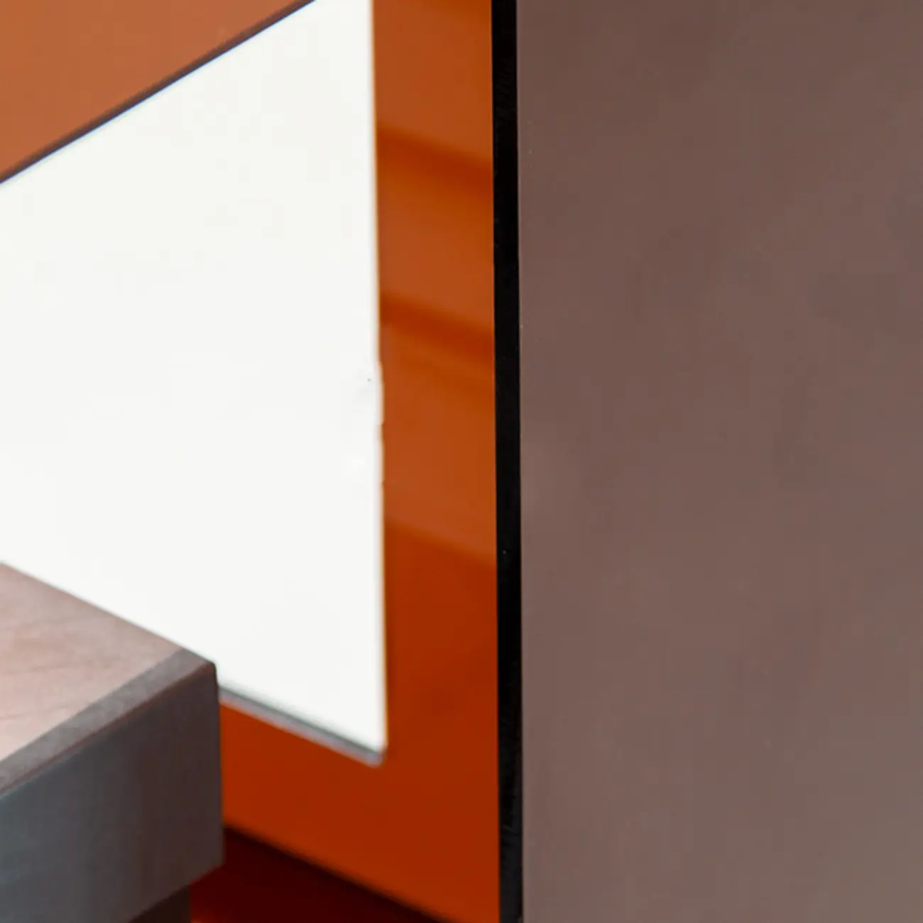 Glam Acrylic Square End Table with Open Storage for Living Room Image - 16 | homeyfad