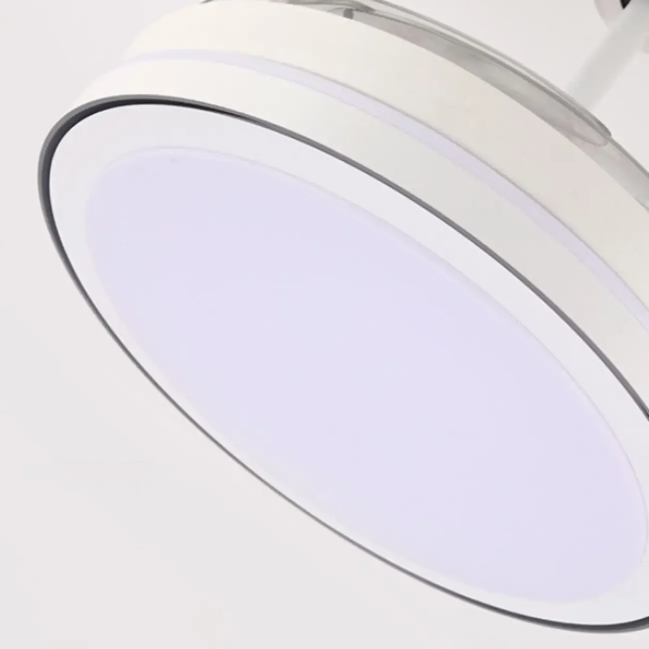 Modern LED Ceiling Fan with Clear Plastic Blades Image - 19