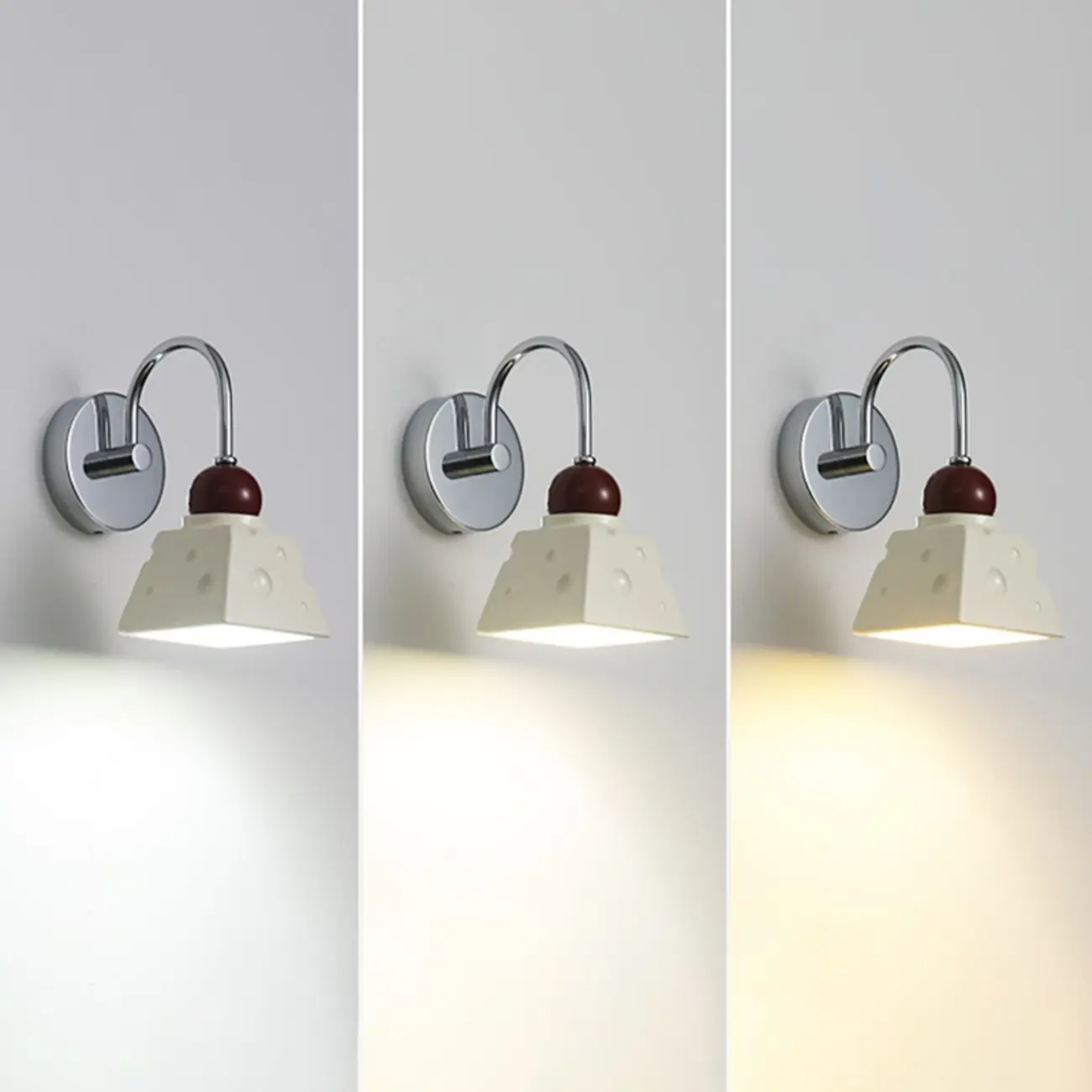 Modern Minimalist Metal Wall Light with Beige Shade Image - 10 | homeyfad