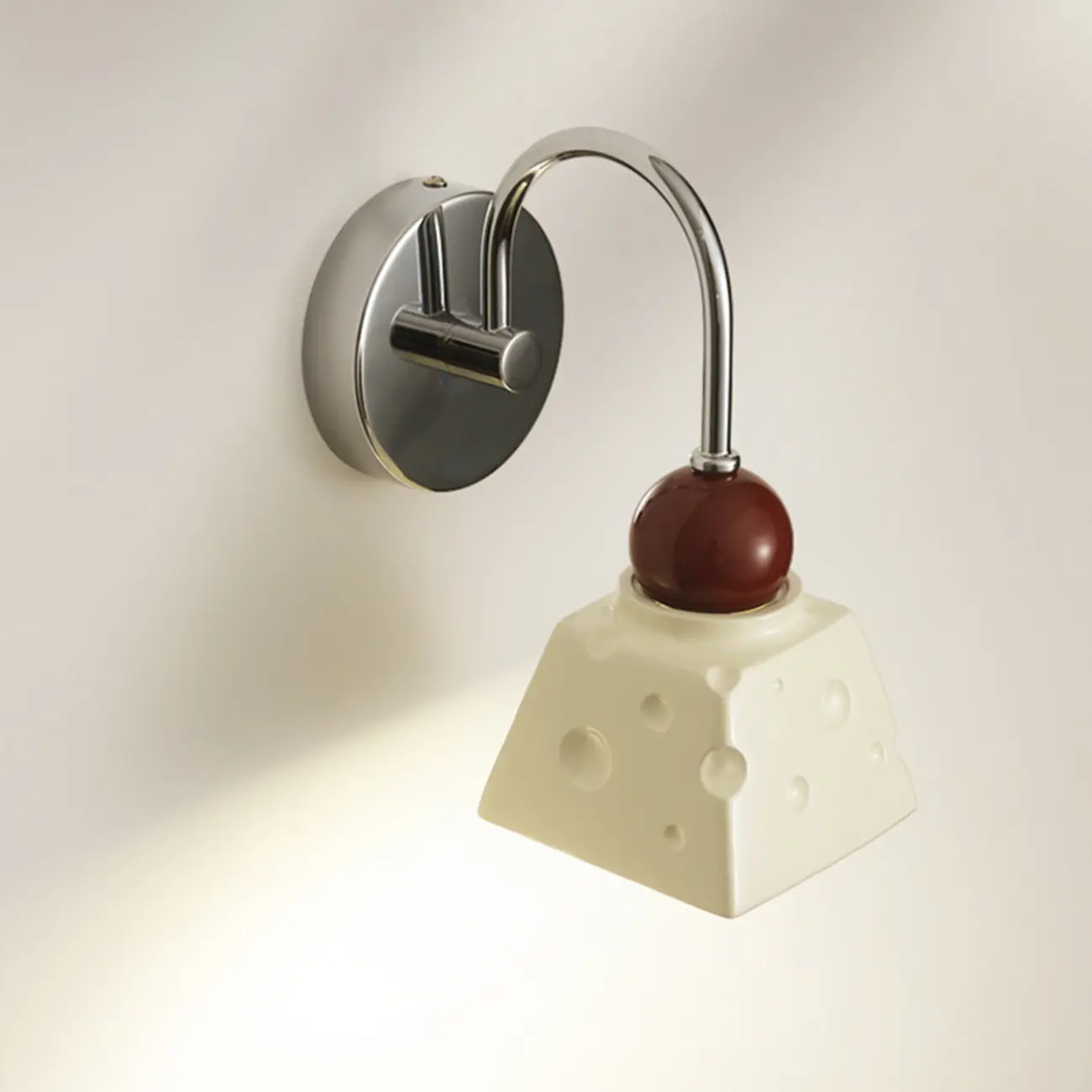 Modern Minimalist Metal Wall Light with Beige Shade Image - 13 | homeyfad