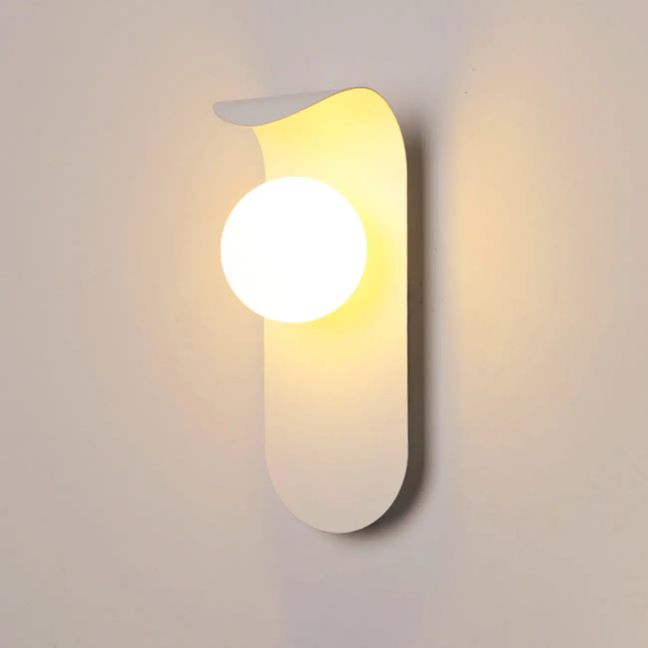 Minimalist Metal Wall Light with LED for Bedrooms Image - 3 | homeyfad