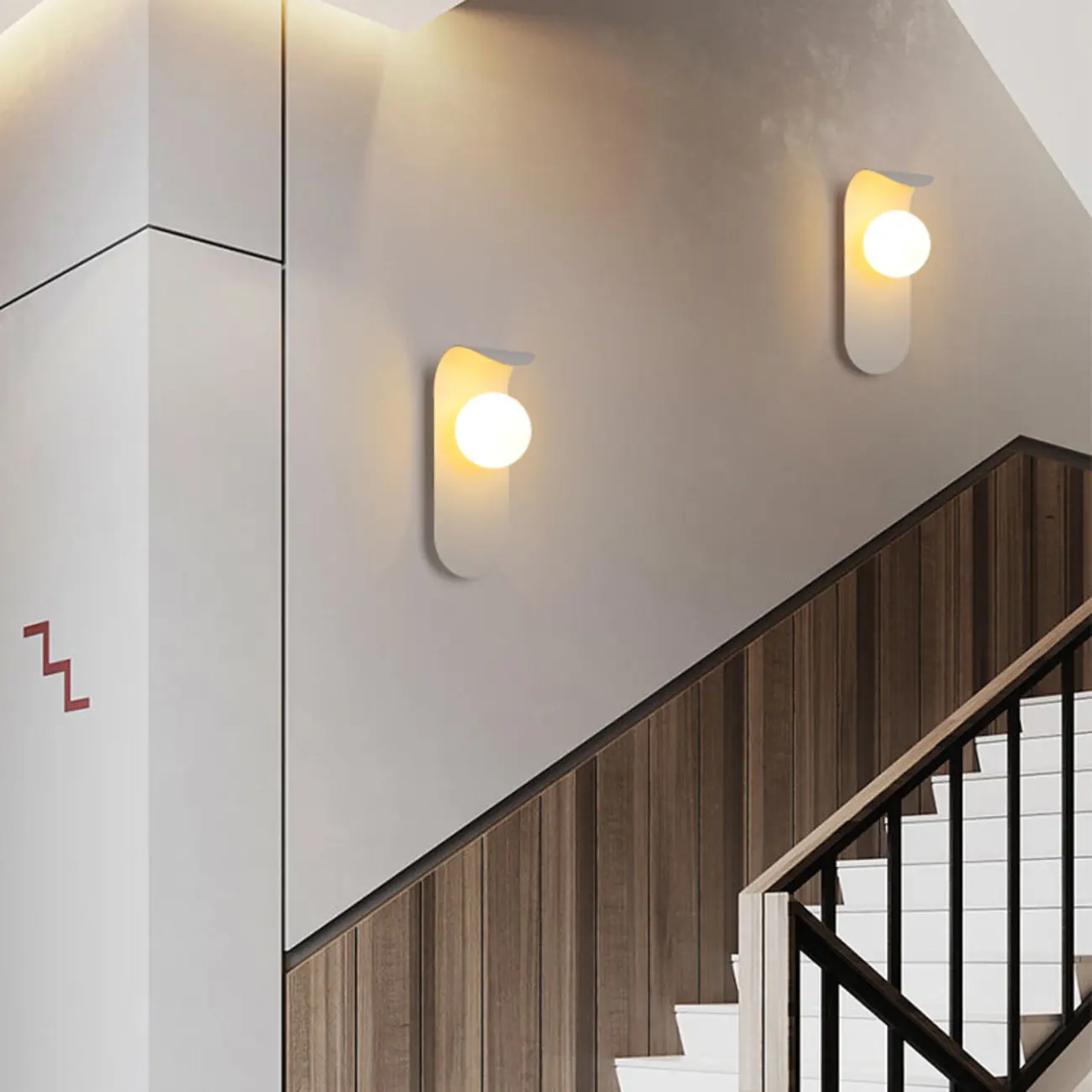 Minimalist Metal Wall Light with LED for Bedrooms Image - 6 | homeyfad