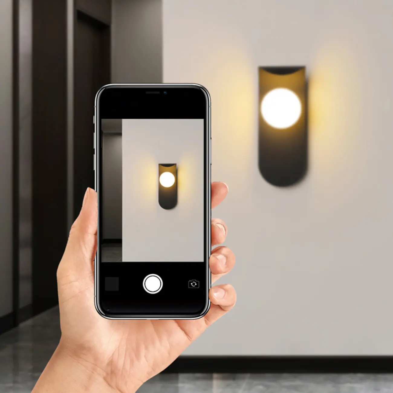 Minimalist Metal Wall Light with LED for Bedrooms Image - 15 | homeyfad