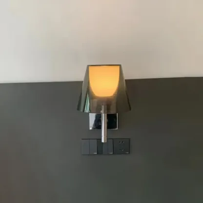 Modern Simple Metal Mini Wall Sconce Image - 1