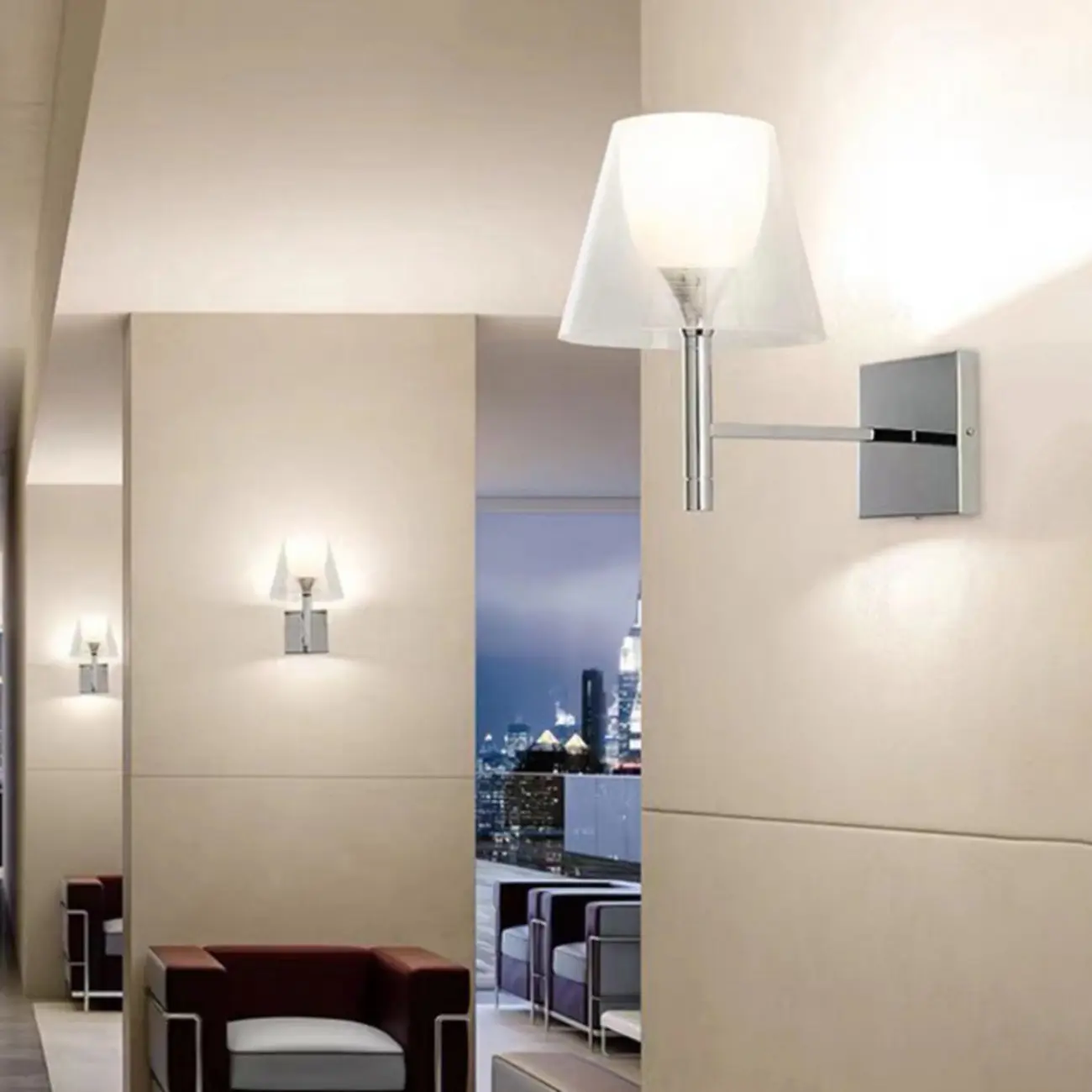 Modern Simple Metal Mini Wall Sconce Image - 4 | homeyfad