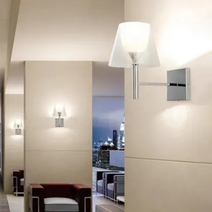 Modern Simple Metal Mini Wall Sconce Image - 4