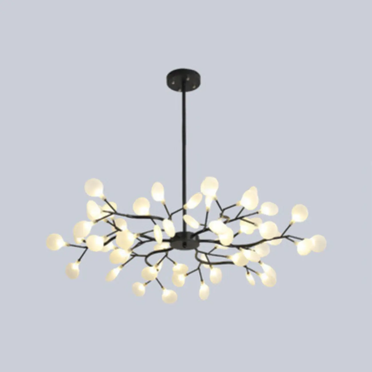 Sputnik Modern Branching Glass Brass Chandelier Image - 29 | homeyfad