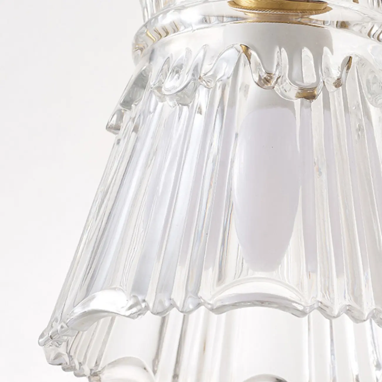 Elegant Cylinderial Gold Glass Wall Sconce Image - 15 | homeyfad