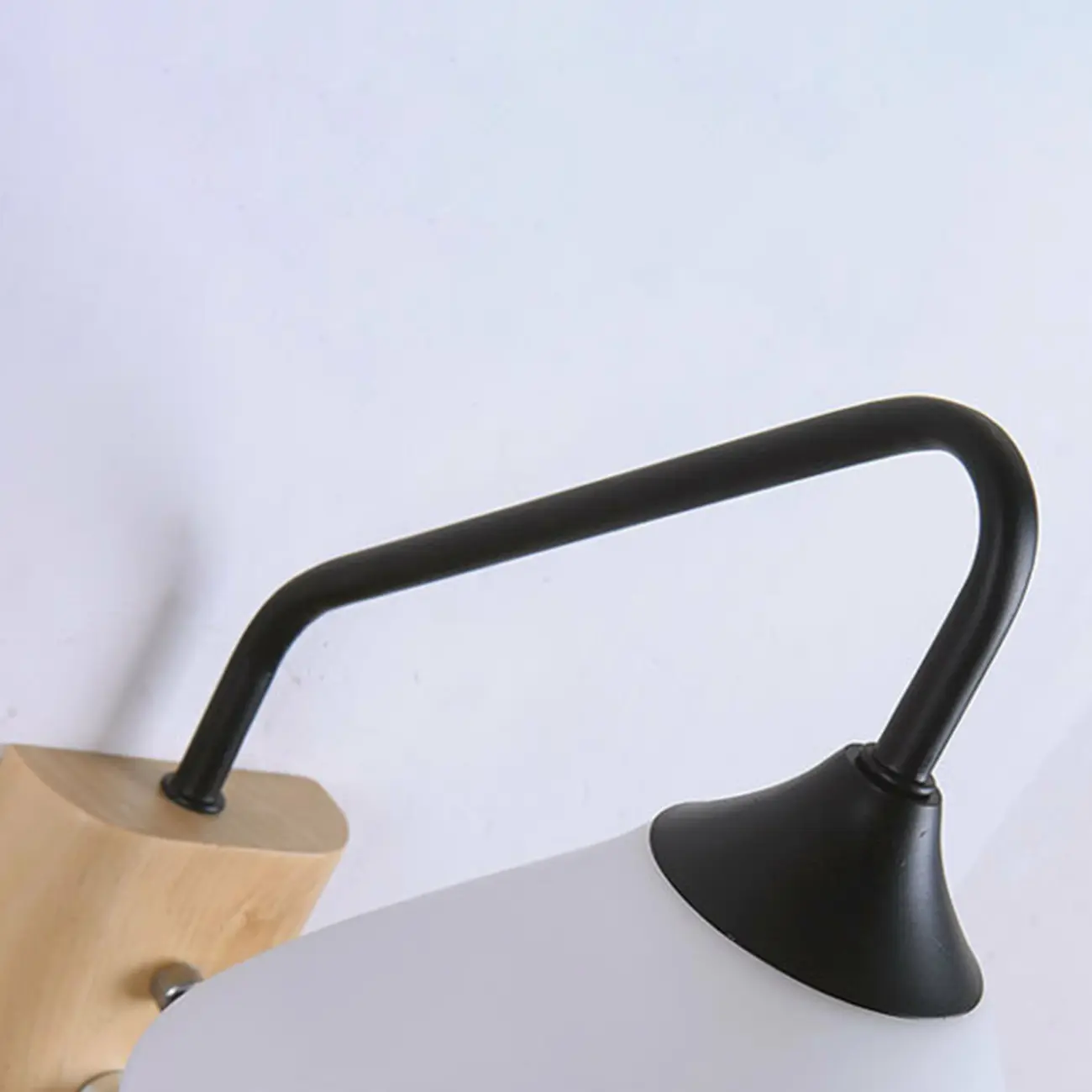 Modern Alloy Wall Light with Geometric Shade for Bedroom Image - 16 | homeyfad