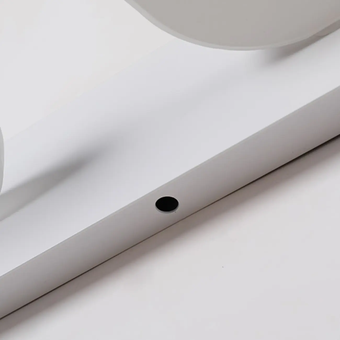 Classic Circular LED Vanity Light with Acrylic Shade for Bathroom Image - 18 | homeyfad