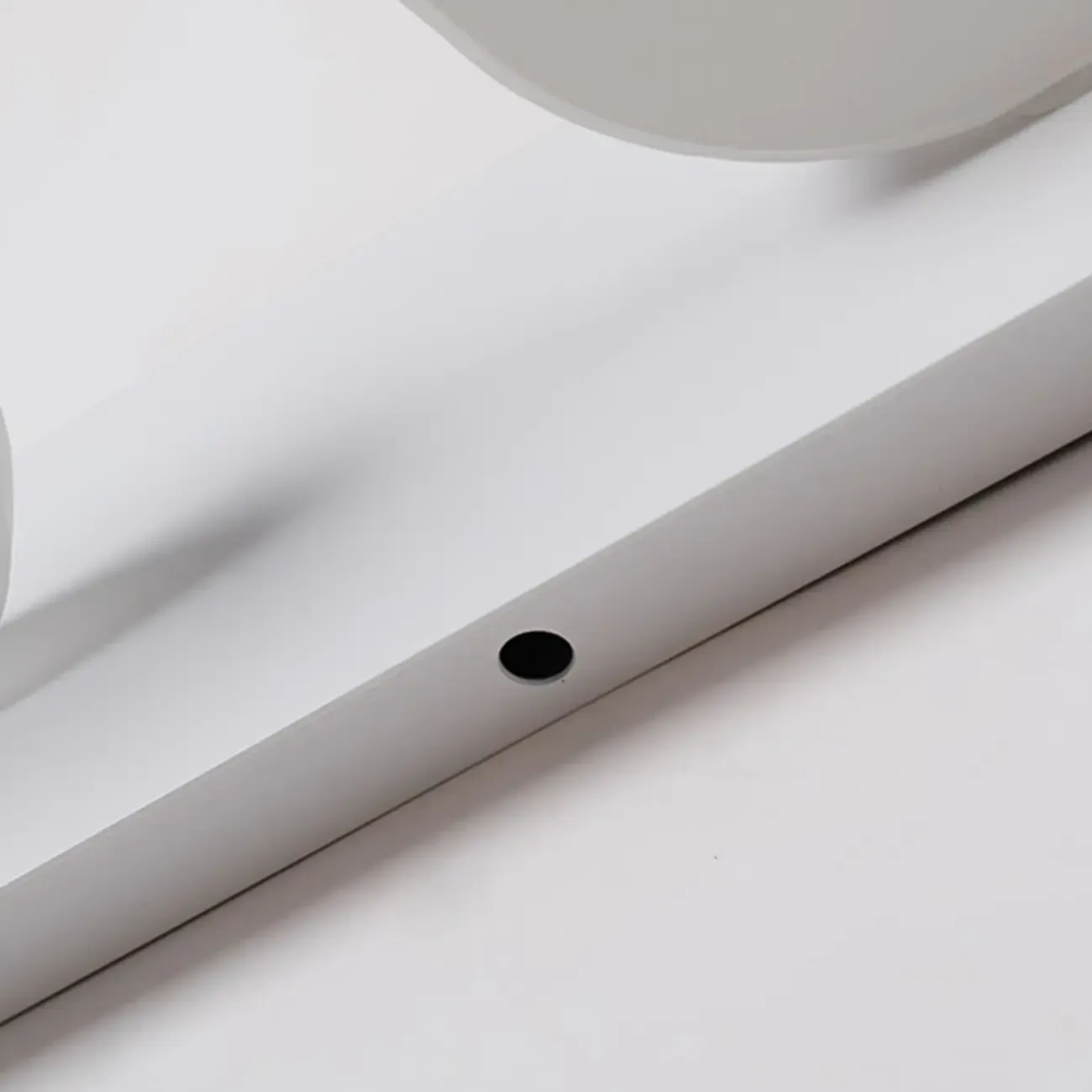 Classic Circular LED Vanity Light with Acrylic Shade for Bathroom Image - 18