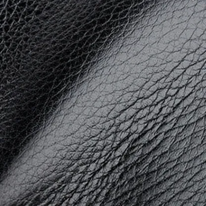 Beige Leather Adjustable High-Back Swivel Office Chair Image - 9