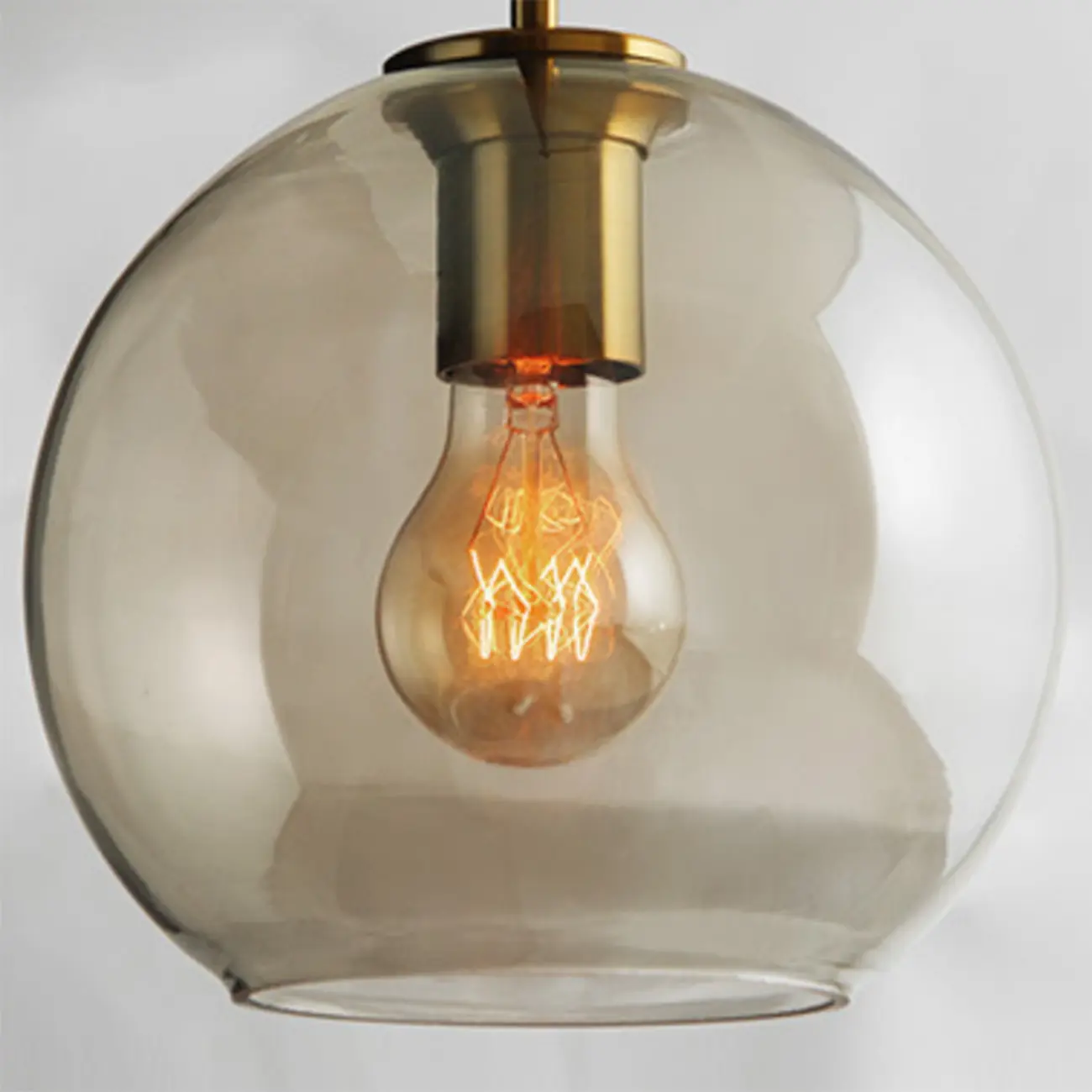 Modern Glass Globe Pendant Light with Adjustable Cord for Dining Image - 18 | homeyfad