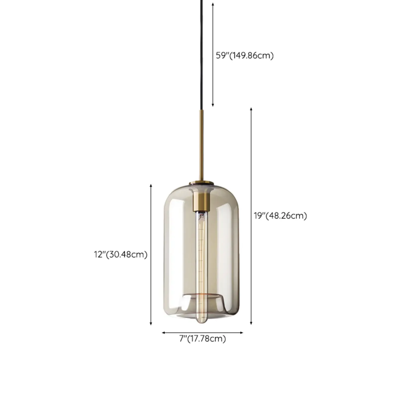 Modern Glass Globe Pendant Light with Adjustable Cord for Dining Image - 25 | homeyfad