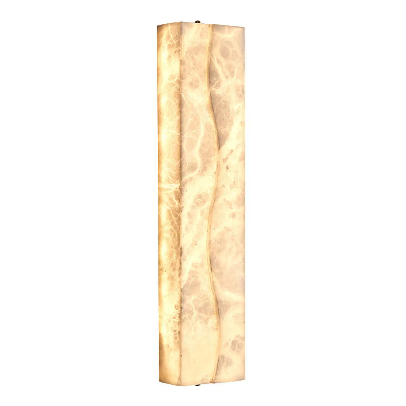 Modern Ivory Stone Warm Light Wall Sconce light Image - 13 | homeyfad