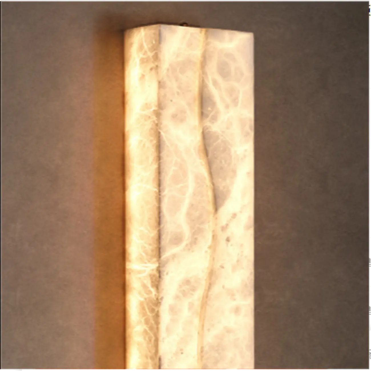 Modern Ivory Stone Warm Light Wall Sconce light Image - 8 | homeyfad