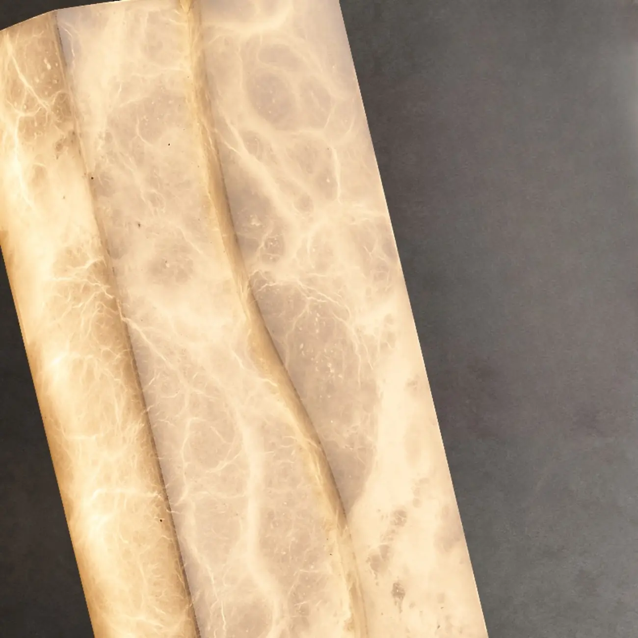 Modern Ivory Stone Warm Light Wall Sconce light Image - 9 | homeyfad