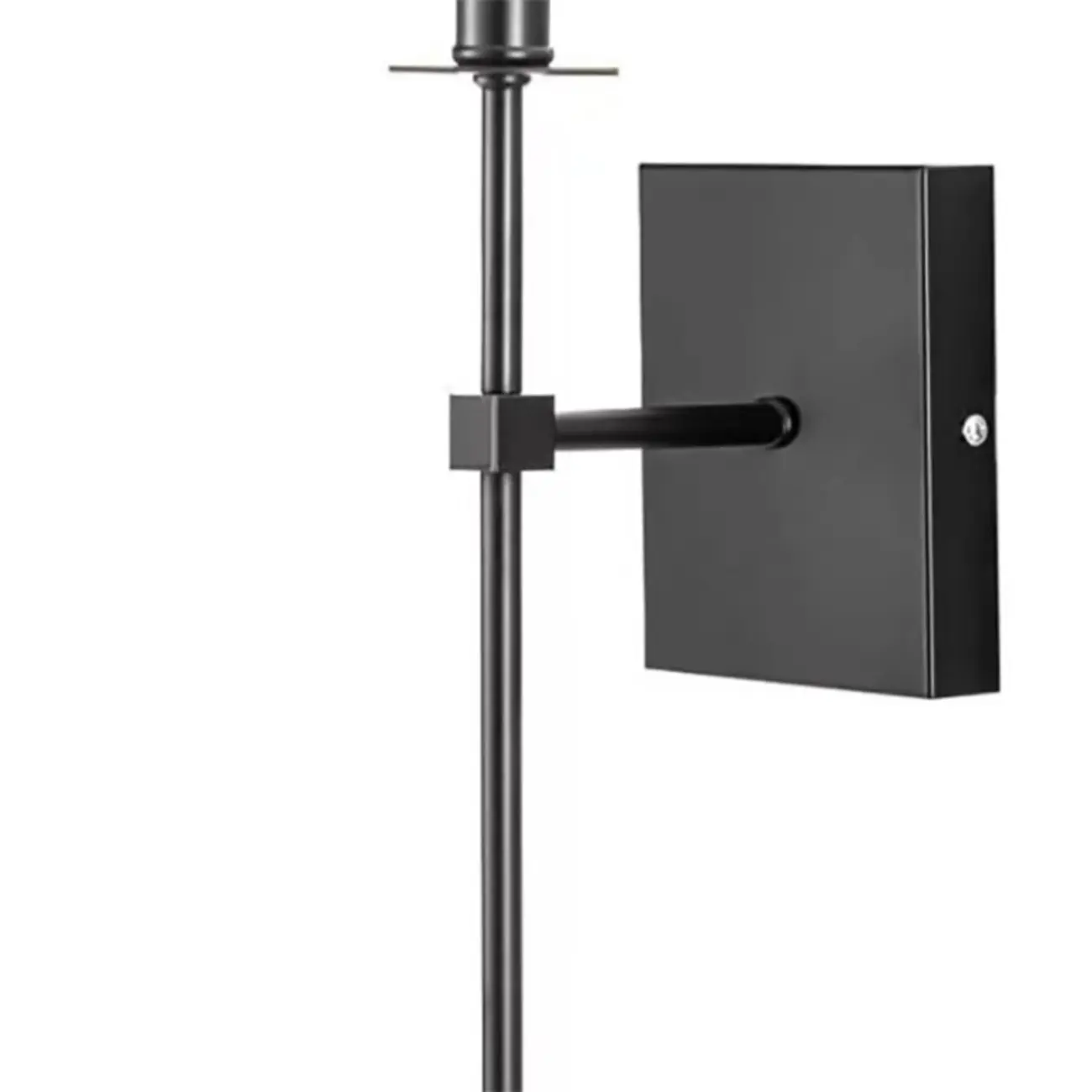 Modern Metal Fixture Fabric Shade Wall Sconce Image - 10 | homeyfad