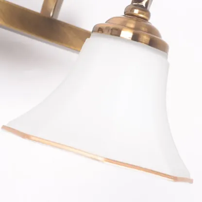 Modern Classic Gold Bell Glass Bathroom Vanity Light