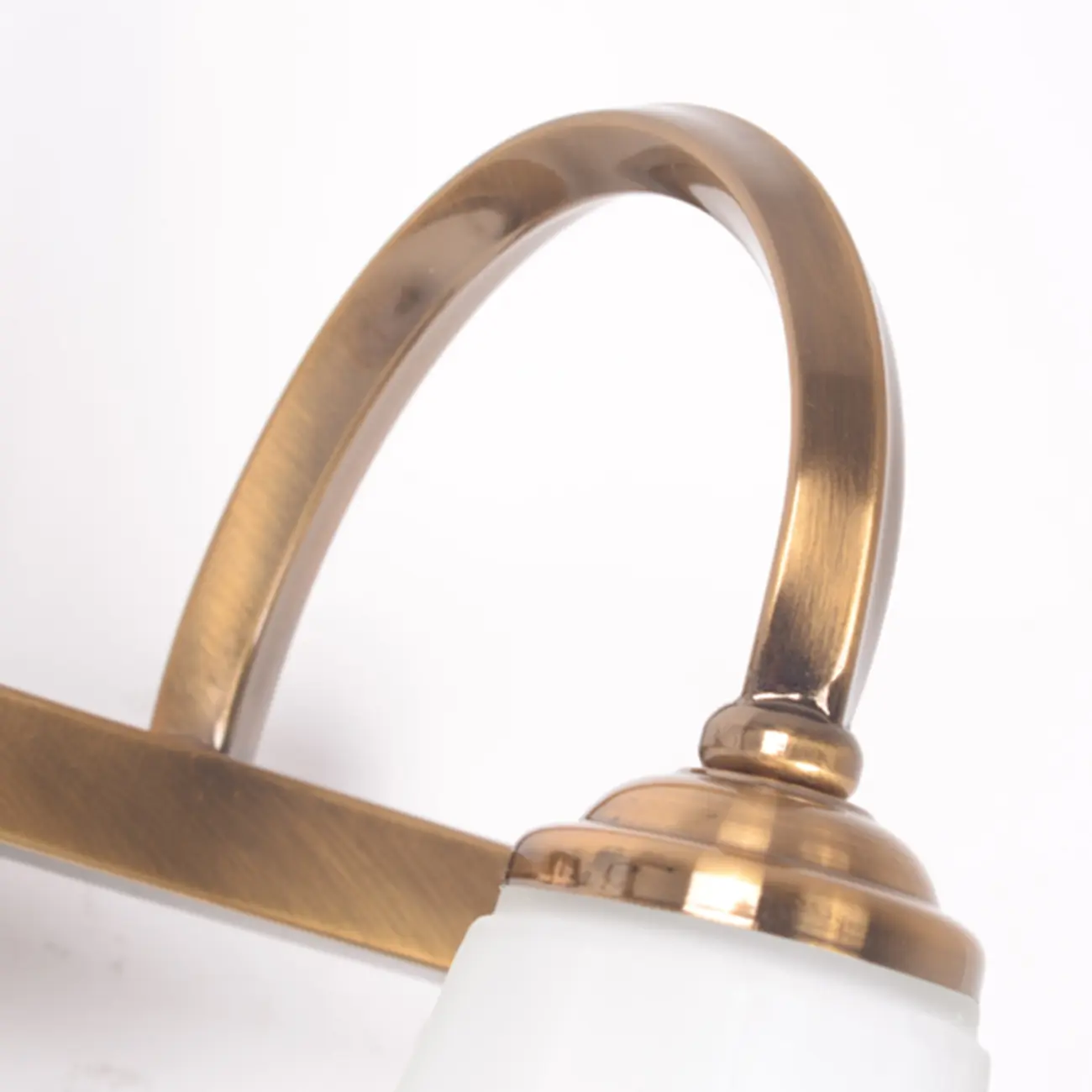 Modern Classic Gold Bell Glass Bathroom Vanity Light | homeyfad