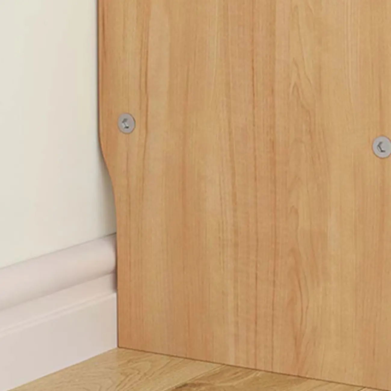 Natural Narrow Multi-Layer Open Back Wooden Bookshelf Image - 11 | homeyfad