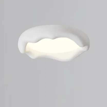Acrylic Artistic Melting Cream Design Flush Ceiling Light Image - 4
