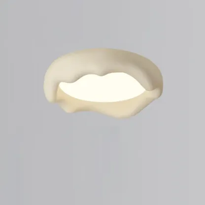 Acrylic Artistic Melting Cream Design Flush Ceiling Light Image - 19