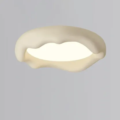 Acrylic Artistic Melting Cream Design Flush Ceiling Light Image - 23