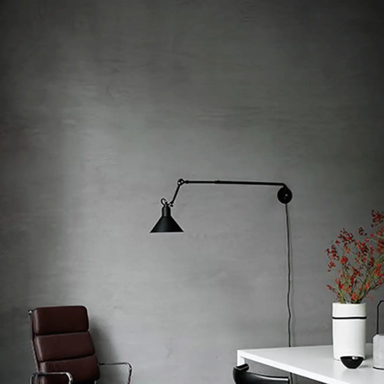  Industrial Multicolor Cone Shade Plug-In Swing Arm Wall Light Image - 13 | homeyfad