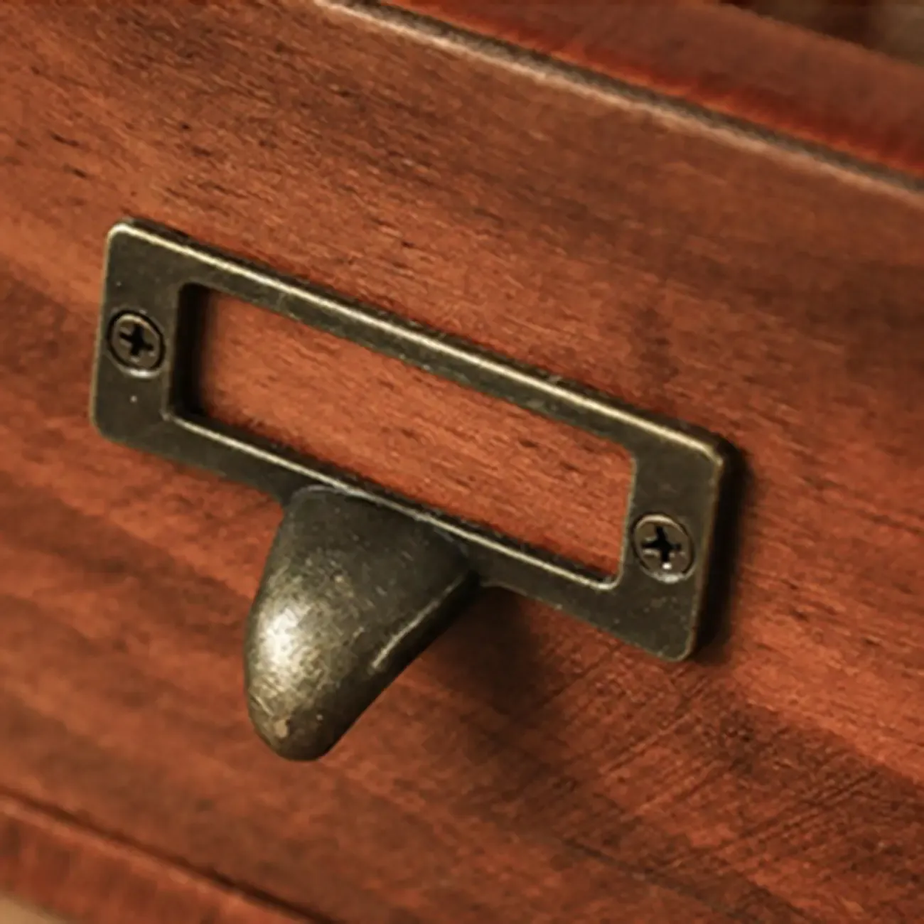 Elegant Freestanding Wooden Display Cabinet with Drawers Image - 10