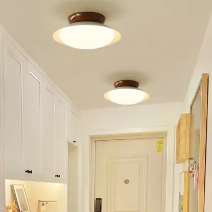 Modern LED Semi Flush Ceiling Light for Living Room Image - 3